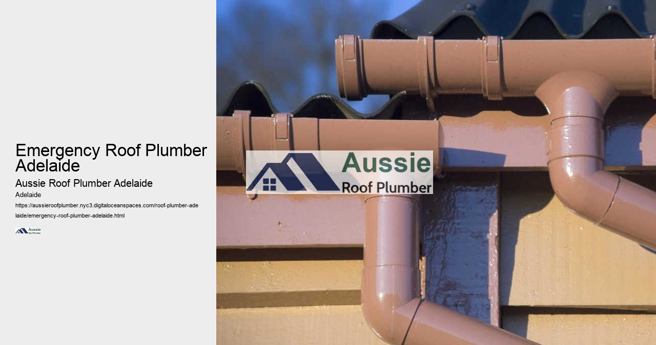 Emergency Roof Plumber Adelaide
